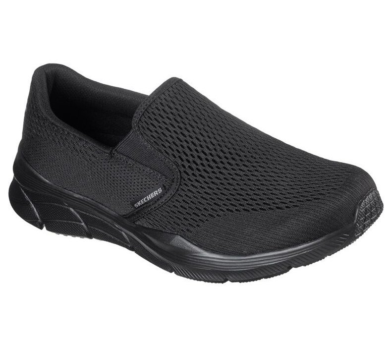 Skechers Relaxed Fit: Equalizer 4.0 - Triple-Play - Mens Slip On Shoes Black [AU-WD1445]